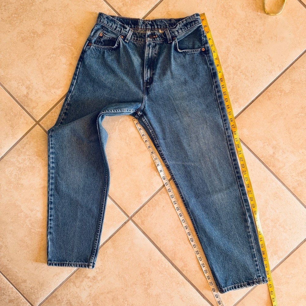💖 Vintage Levi's 962 Orange Tab High Waist Jeans, Size 13 Jr. S - Picture 10 of 16